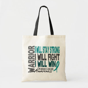 Bolso De Tela Guerrero del cáncer ovárico