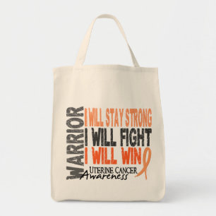 Bolso De Tela Guerrero del cáncer uterino