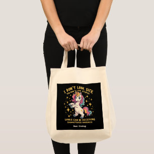 Bolso De Tela Guerrero Unicornio fuerte para la sensibilización