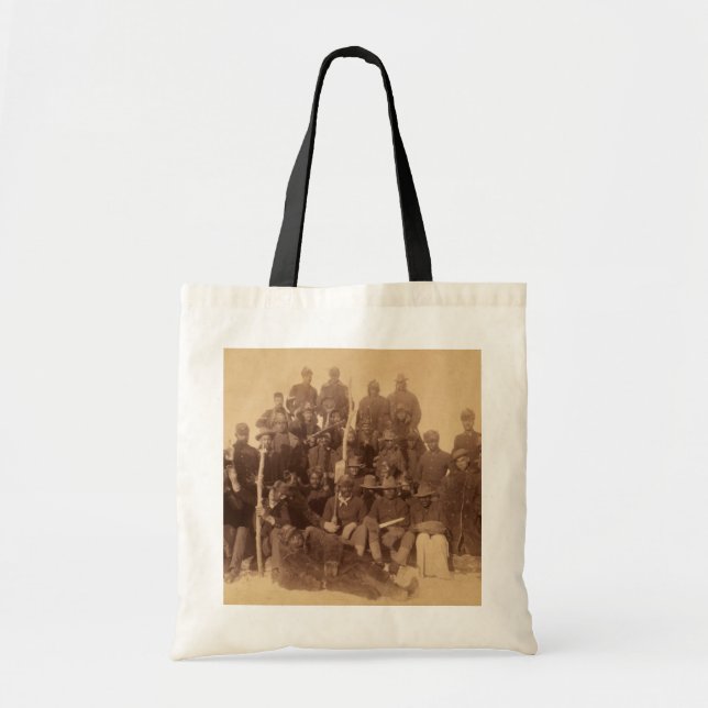 Bolso De Tela Guerreros de búfalo: la caballería norteamericana  (Frente)