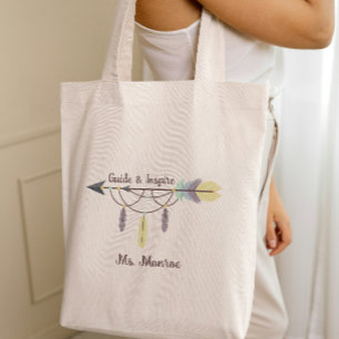 Bolso De Tela Guía de Apreciación del Profesor e Inspire Boho Ar