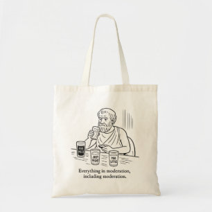 Bolso De Tela Guía de Aristóteles para la moderación