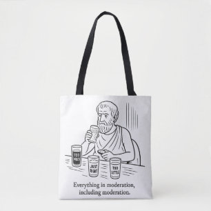 Bolso De Tela Guía de Aristóteles para la moderación