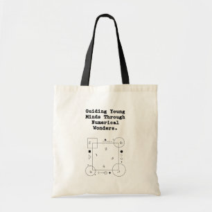 Bolso De Tela Guiando Mentes Jóvenes Matemáticas Maravillas Nu
