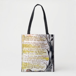Bolso De Tela Guillermo Blake el "el Tyger", placa 36 (Bentley