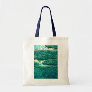 Bolso De Tela Guinea Bissau Ilustracion Viaje de arte
