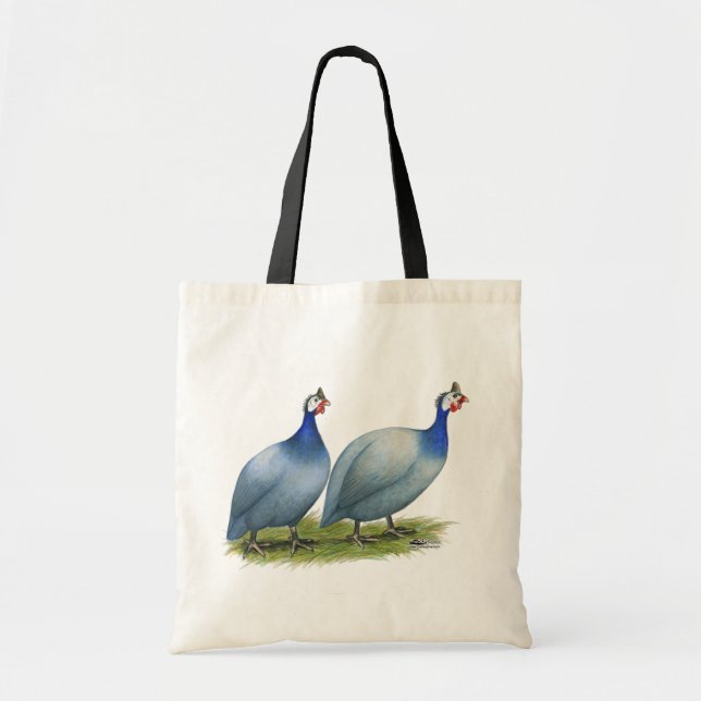 Bolso De Tela Guineas Slate Pair (Frente)