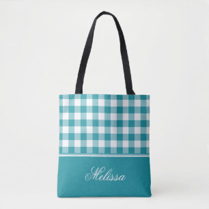 Bolso De Tela Guinga verde azulada el   personalizado