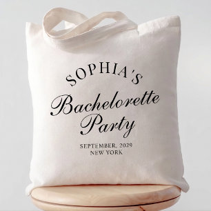 Bolso De Tela Guion de Caligrafía para Fiesta de Despedida de So