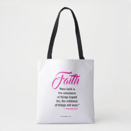 Bolso De Tela Guión de la colección #FAITH