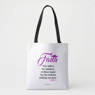 Bolso De Tela Guión de la colección #FAITH