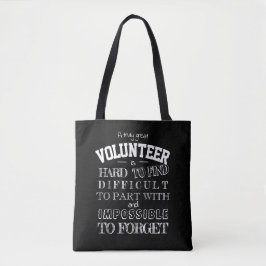 Bolso De Tela Guión de regalo de agradecimiento para voluntario 