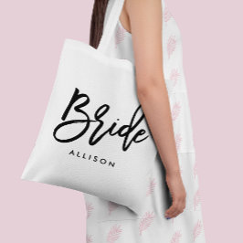 Bolso De Tela Guión elegante "Novia" personalizado