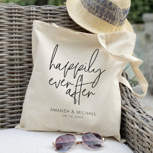 Bolso De Tela Guión feliz para siempre después de Boda personali