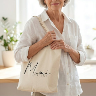 Bolso De Tela Guion mínimo diario de año EST Chic Mimi