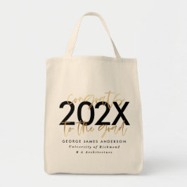 Bolso De Tela Guión moderno negro y dorado graduación elegante a
