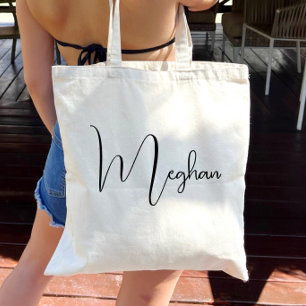 Bolso De Tela Guión Personalizado de Bienvenida para Boda