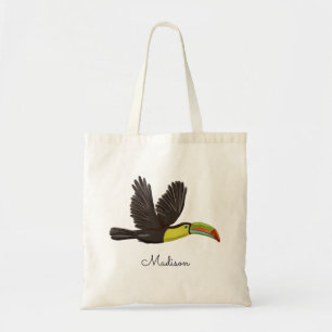 Bolso De Tela Guión personalizado de pájaro trópico moderno