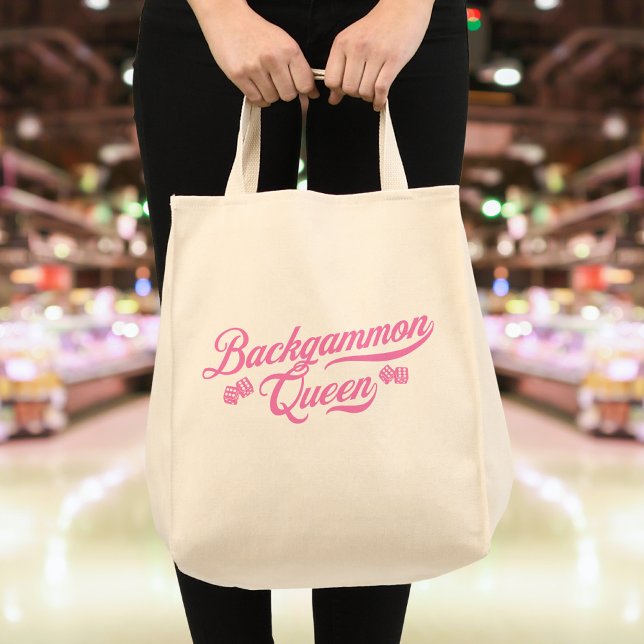 Bolso De Tela Guión rosado de la reina de Backgammon (Subido por el creador)