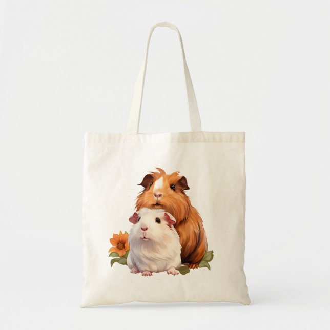 Bolso De Tela Guirnaldas de cerdo de Guinea (Frente)