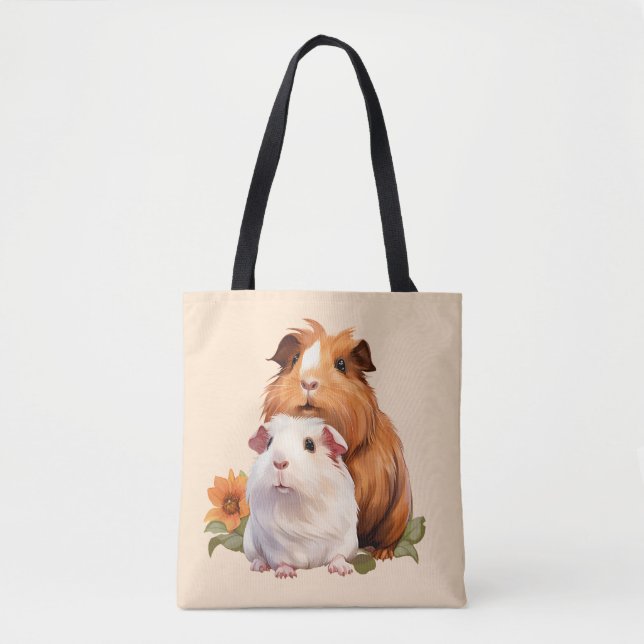 Bolso De Tela Guirnaldas de cerdo de Guinea (Anverso)