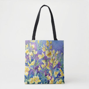Bolso De Tela "Guisantes dulces amarillos salvajes" Tote de homb