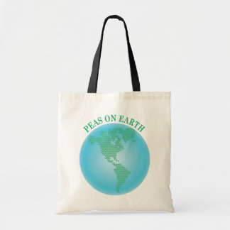 Bolso De Tela Guisantes en la tierra
