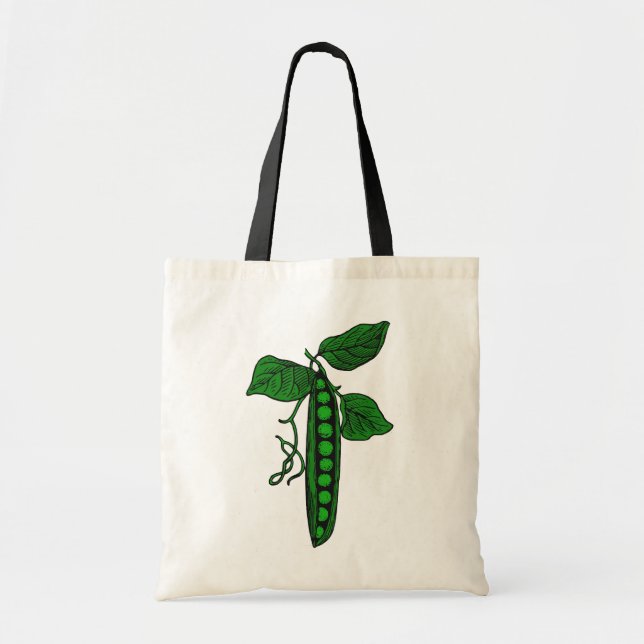 Bolso De Tela Guisantes en vaina (Frente)