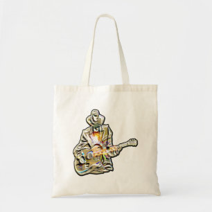 Bolso De Tela Guitar Blues Mann - Siéntanlo