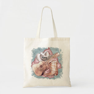 Bolso De Tela Guitar Country