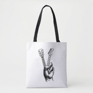 Bolso De Tela Guitar Lover Say Hi Guitar Gift