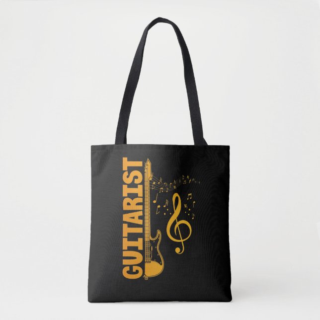 Bolso De Tela Guitarista de música guitarra (Anverso)