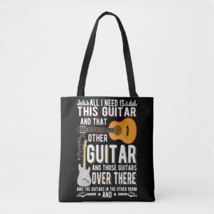 Bolso De Tela Guitarista Guitarista Gracioso Amante de la Músic