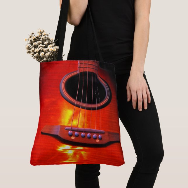 Bolso De Tela Guitarra (Detalle)