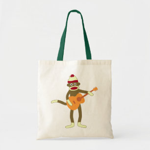 Bolso De Tela Guitarra acústica del mono del calcetín