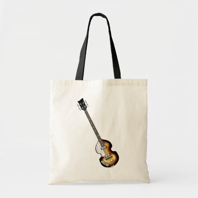 Bolso De Tela Guitarra baja del violín (Frente)