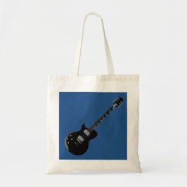 Bolso De Tela Guitarra Eléctrica Azul Black Pop Art