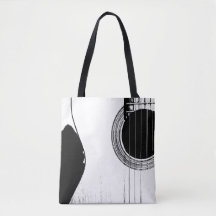 Guitarra musical blanco negro resumen