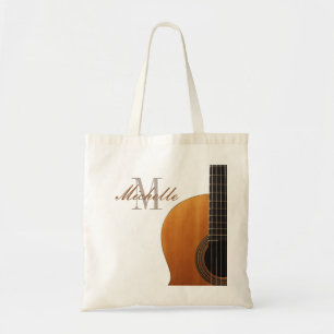 Bolso De Tela Guitarrista con nombre personalizado profesor y al