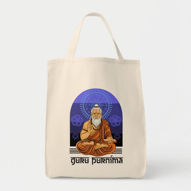 Bolso De Tela Guru purnima (Frente)