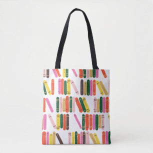 Bolso De Tela Gusano de biblioteca