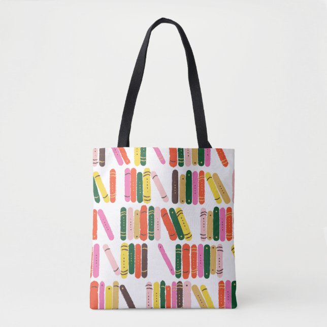 Bolso De Tela Gusano de biblioteca (Anverso)