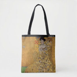 Bolso De Tela Gustav Klimt – Adele Bloch-Bauer – Custom Text 