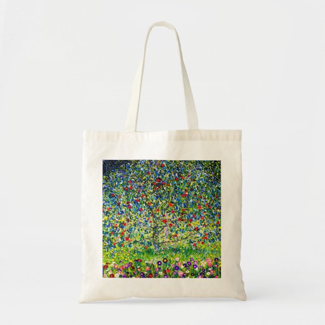 Bolso De Tela Gustav Klimt Apple Tree (Frente)