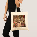 Bolso De Tela Gustav Klimt Camino De Jardín Con Hens, Tonos De T<br><div class="desc">Eleva tu estilo diario con esta bolsa de tocador con la obra maestra de Gustav Klimt "Garden Path with Chickens". Esta vibrante reproducción capta los detalles intrincados y los colores vibrantes de la pintura original, infundiendo sus salidas diarias con brillo y encanto. Perfecto para llevar comestibles, libros o artículos de...</div>