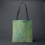 Bolso De Tela Gustav Klimt - Campo de amapola<br><div class="desc">Campo de amapola / Campo de los cachorros - Gustav Klimt,  Petróleo en lienzo,  1907</div>