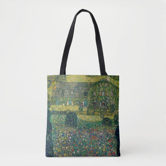 Bolso De Tela Gustav Klimt - Casa de campo del artista (Anverso)