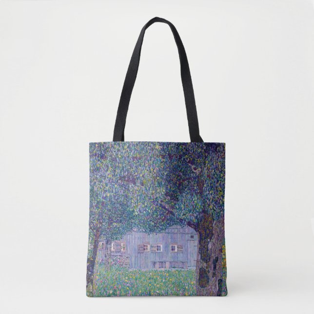 Bolso De Tela Gustav Klimt - Casa de campo en el Alto Austria (Anverso)