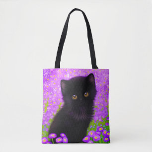 Bolso De Tela Gustav Klimt Cat