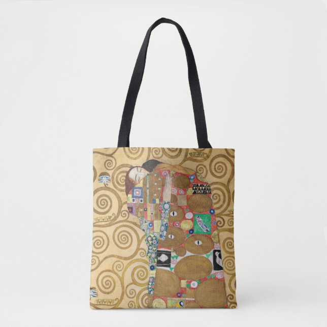 Bolso De Tela Gustav Klimt - Complemento, Frisa Estúclet (Anverso)